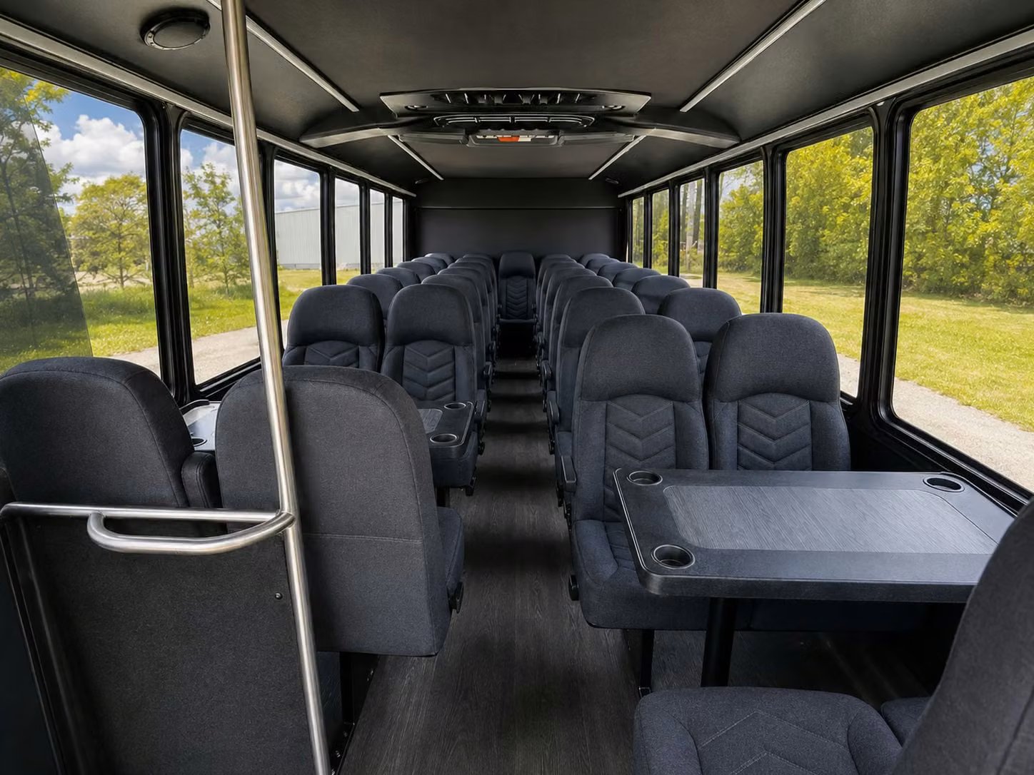 15 passenger minibus inside