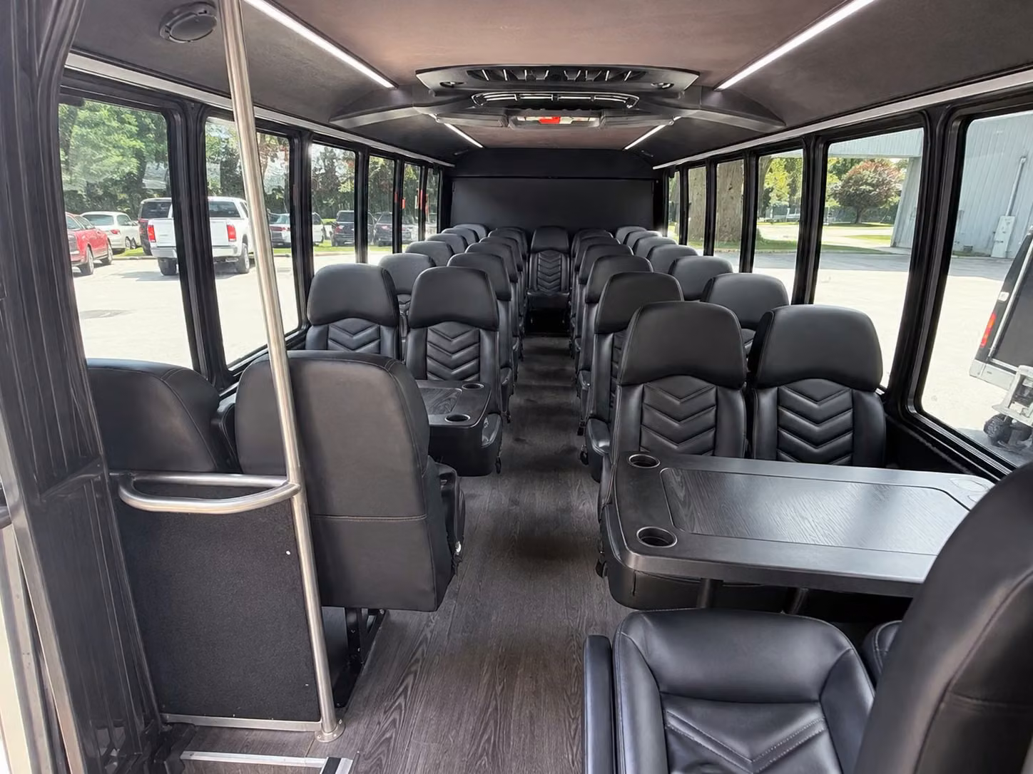 20 passenger minibus inside
