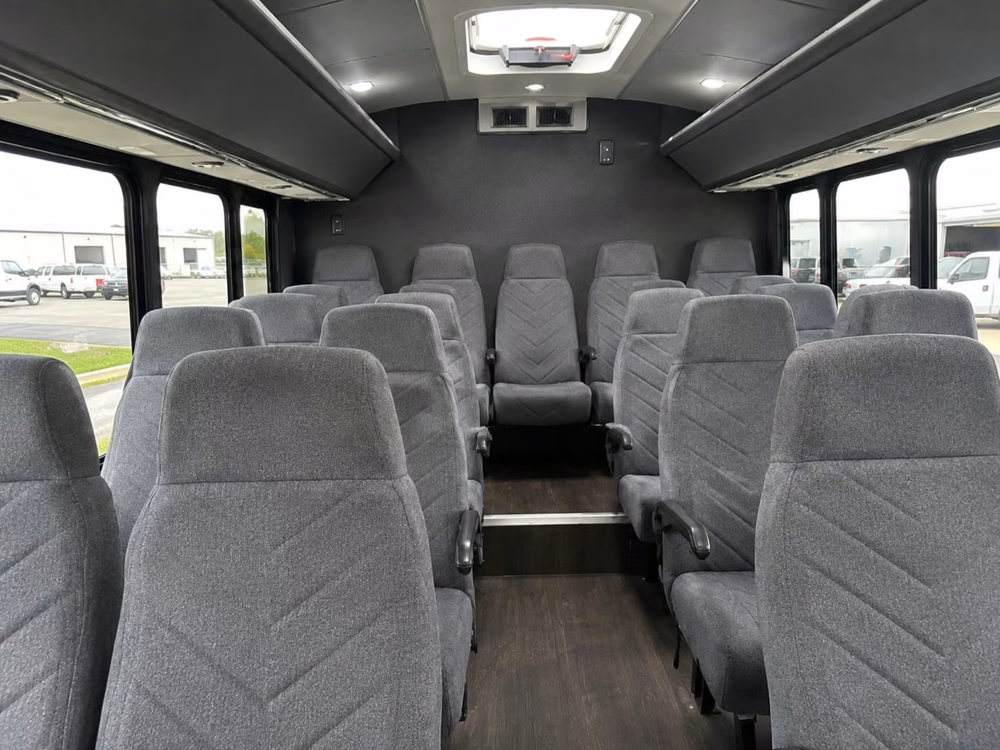 20 passenger minibus interior