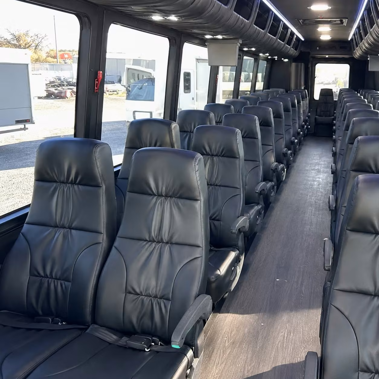 25 passenger minibus interior