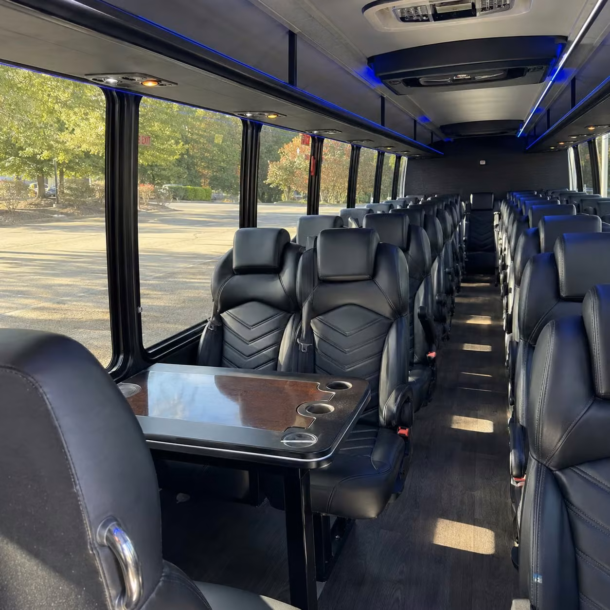 30 passenger minibus inside