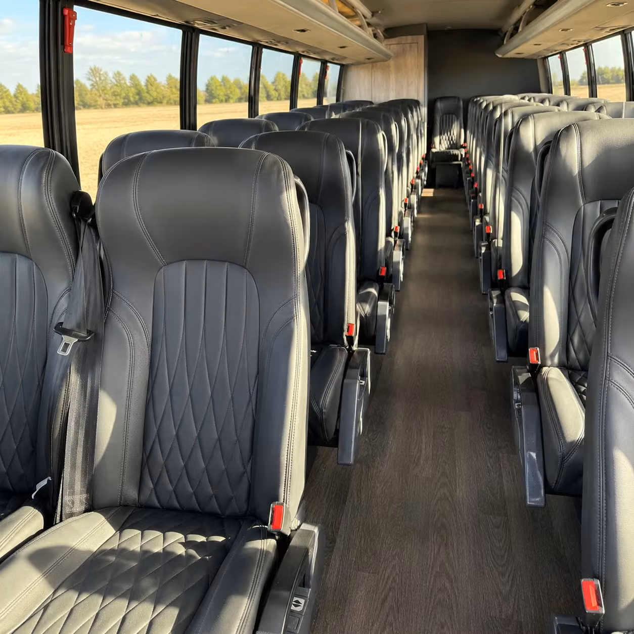 30 passenger minibus interior