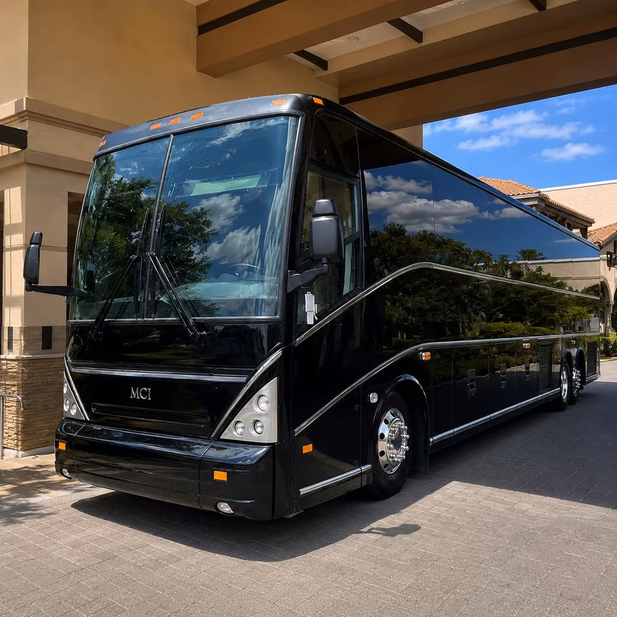 event transportation bus rentals in parker