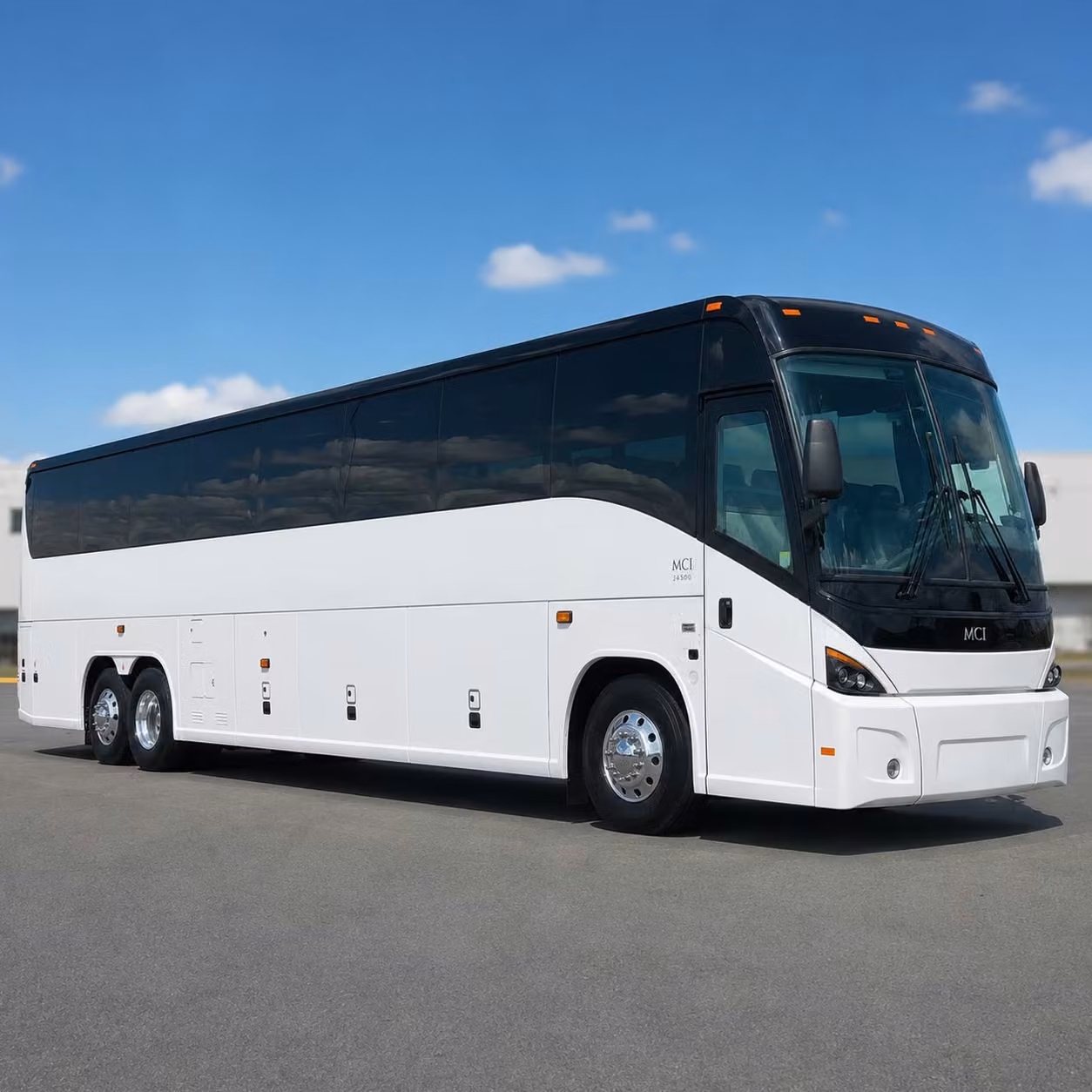 parker charter bus rental exterior