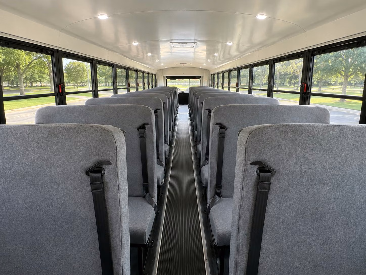 school bus interior